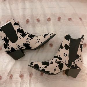 Cow Print Boots ✨